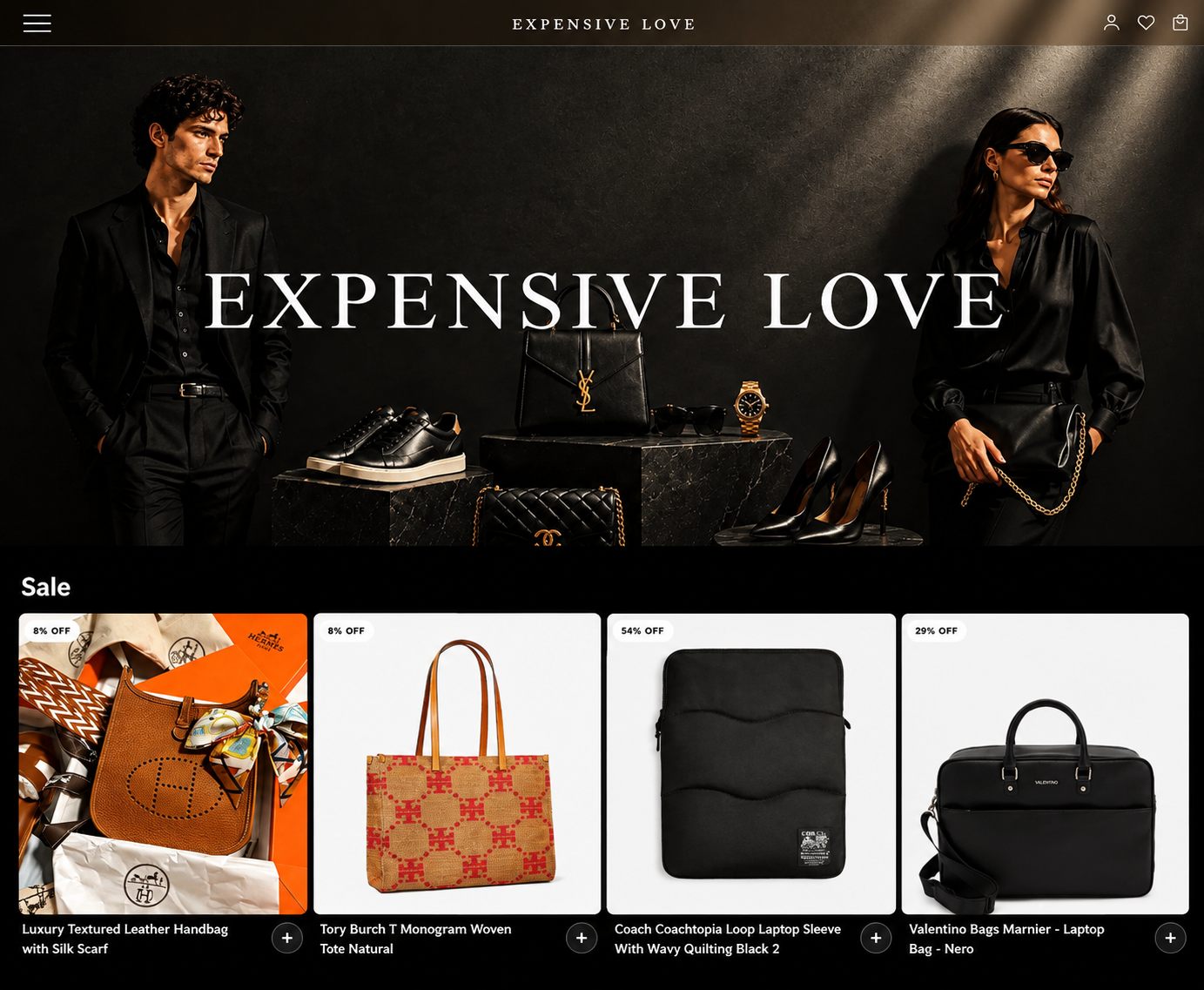 expensivelove website project